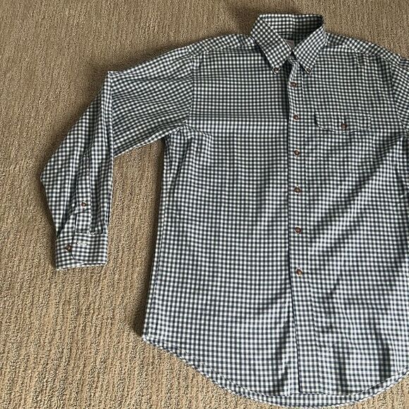 Brooks Brothers Blue and White Checkered Button Down Shirt - Picture 2 of 9